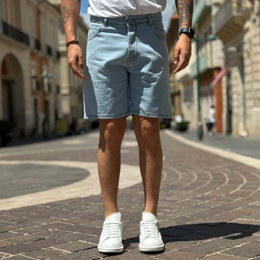 Bermuda jeans celeste chiaro - FLAG STORE